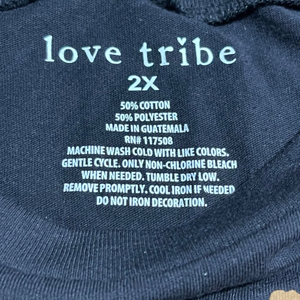 Love Tribe Womens Trendy Plus Size Radiant-Graphic T-Shirt, New - Picture 6 of 9